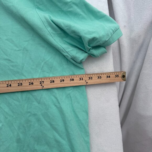 Polo Ralph Lauren Polo Shirt Mens 5XB Big Green Knit Pony Preppy Casual - Picture 4 of 8